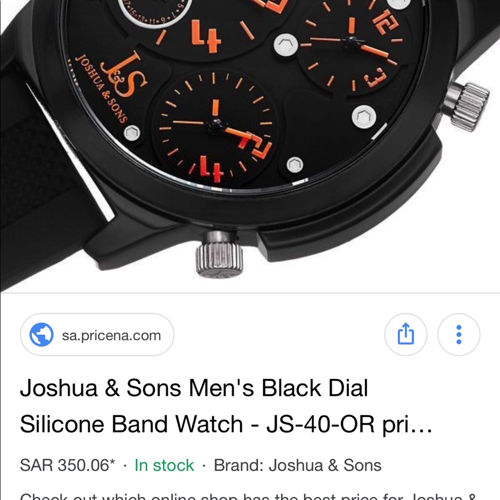 Men’s Joshua & Sons watch